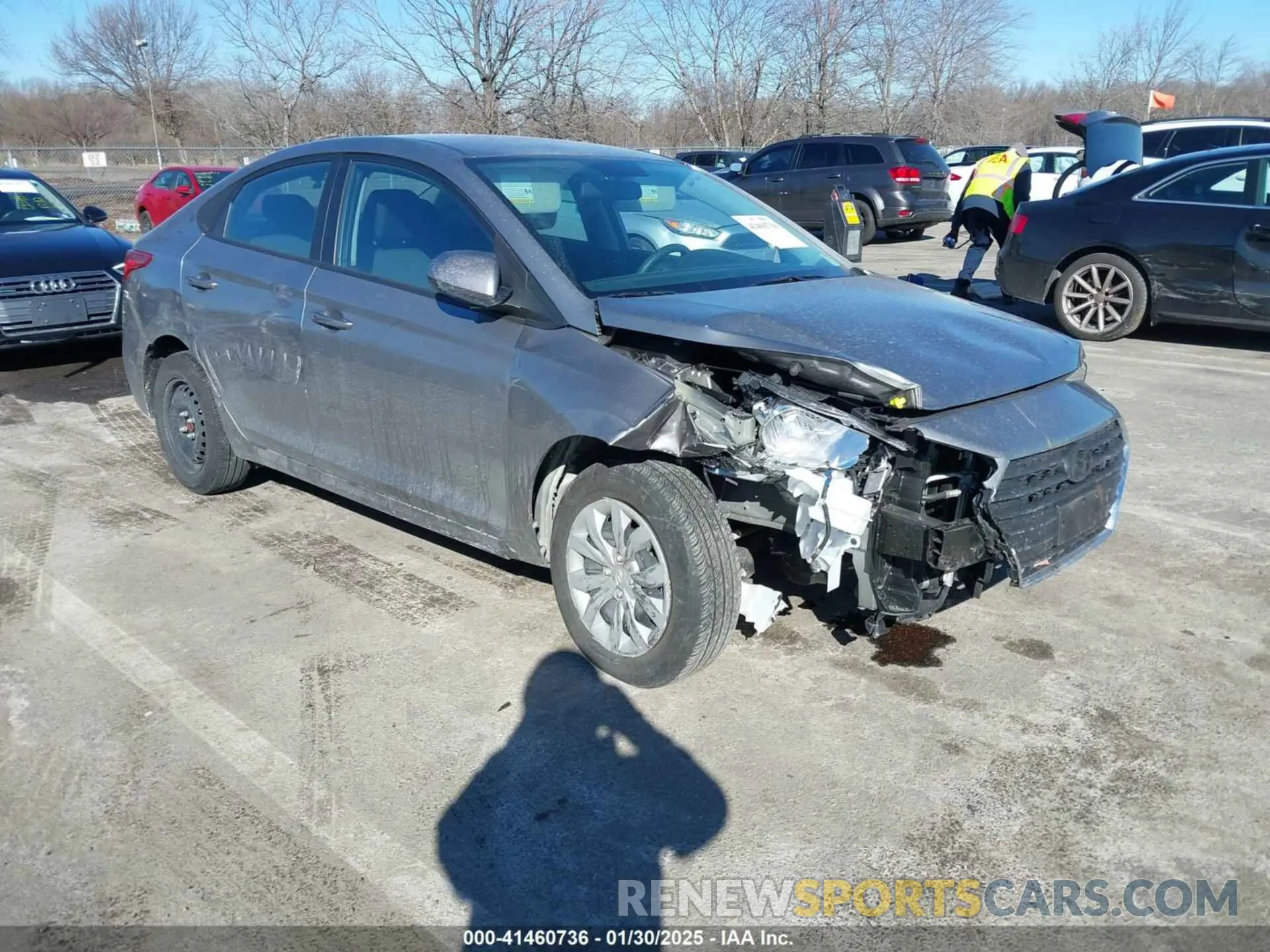1 Фотография поврежденного автомобиля 3KPC24A69NE183673 HYUNDAI ACCENT 2022