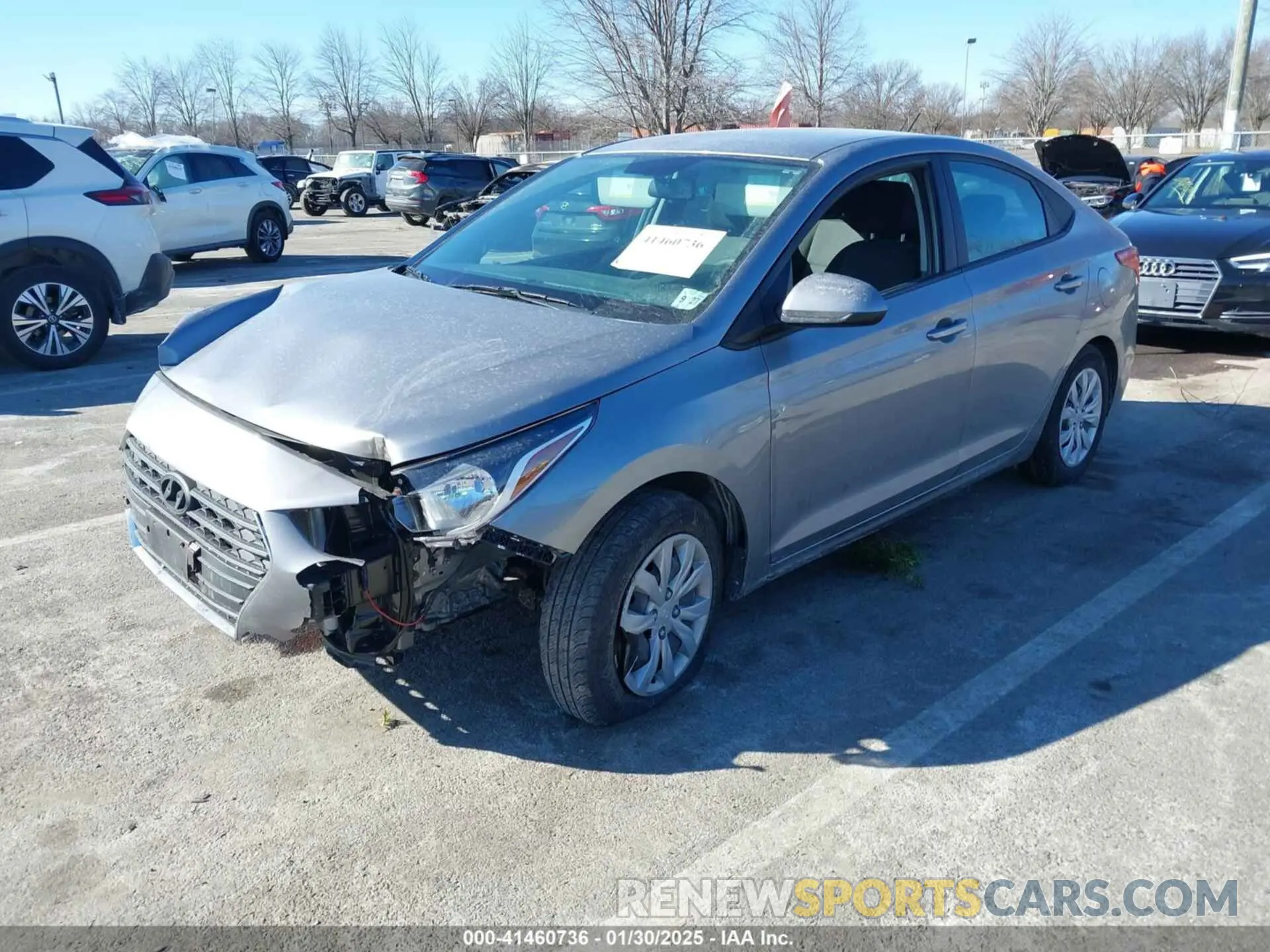 2 Фотография поврежденного автомобиля 3KPC24A69NE183673 HYUNDAI ACCENT 2022