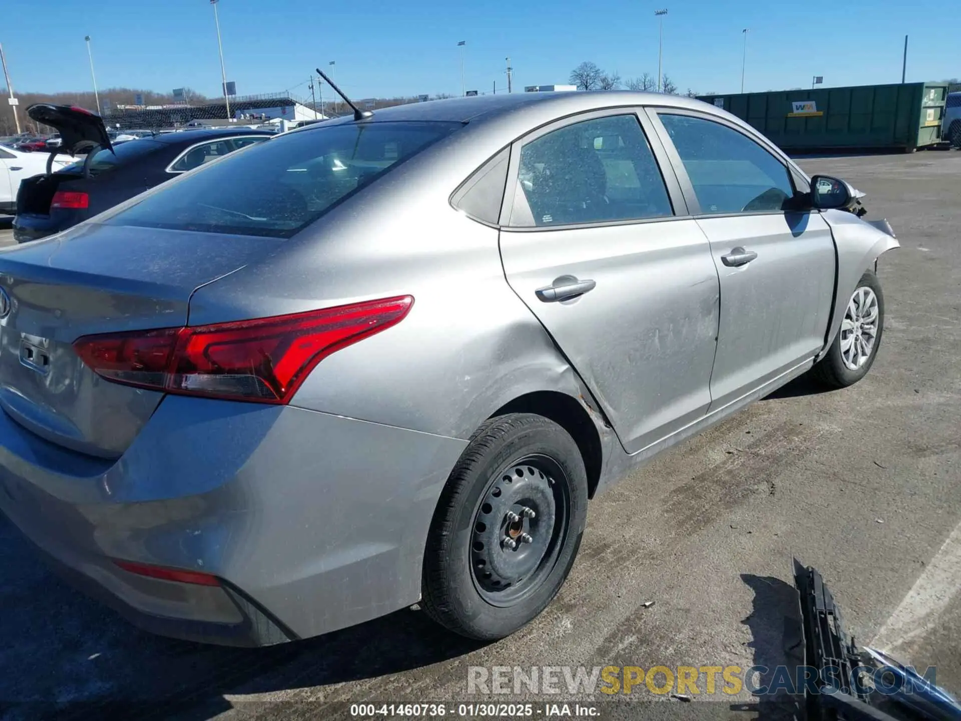 4 Фотография поврежденного автомобиля 3KPC24A69NE183673 HYUNDAI ACCENT 2022