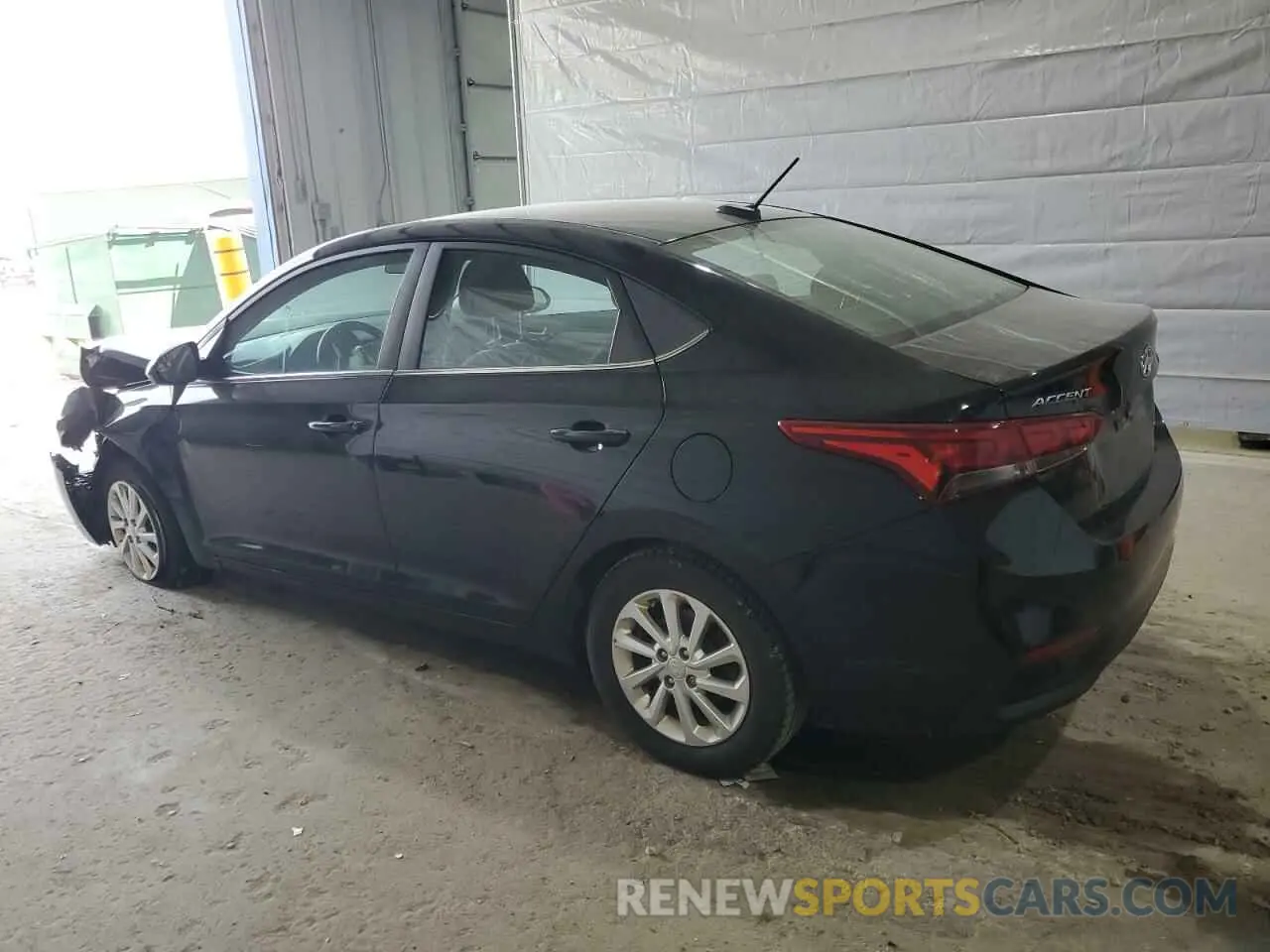 2 Photograph of a damaged car 3KPC24A6XNE153761 HYUNDAI ACCENT 2022