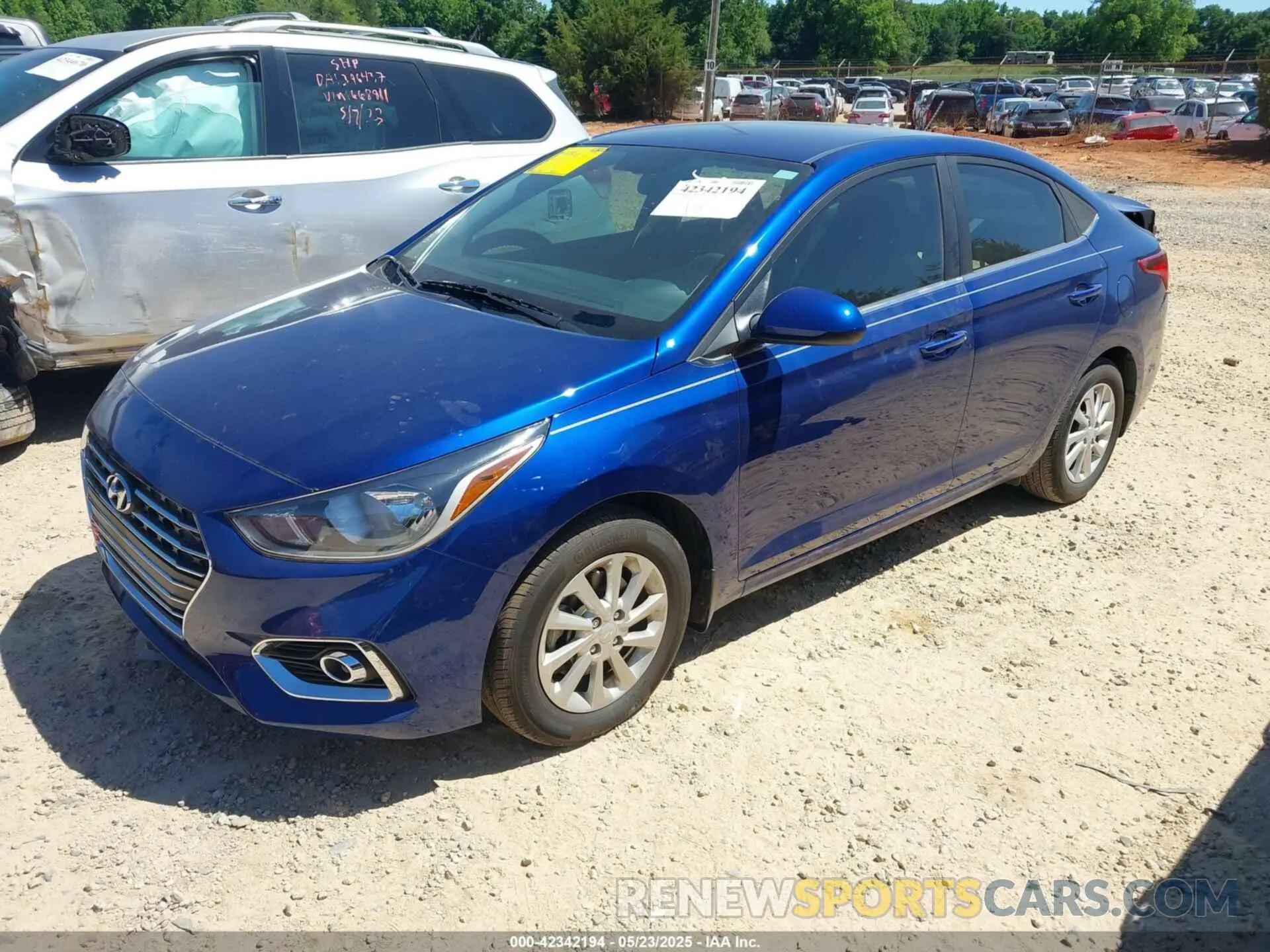 2 Photograph of a damaged car 3KPC24A6XNE156370 HYUNDAI ACCENT 2022