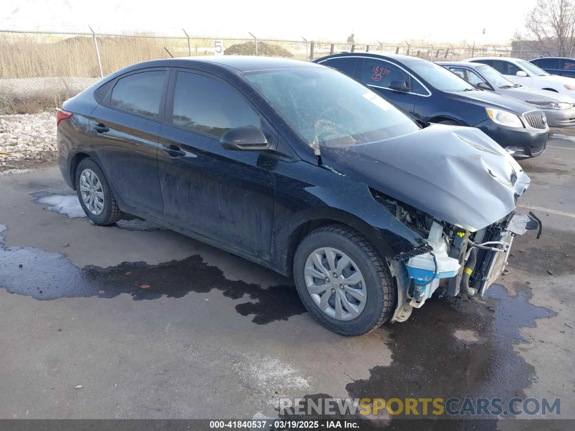 1 Фотография поврежденного автомобиля 3KPC24A6XNE162945 HYUNDAI ACCENT 2022