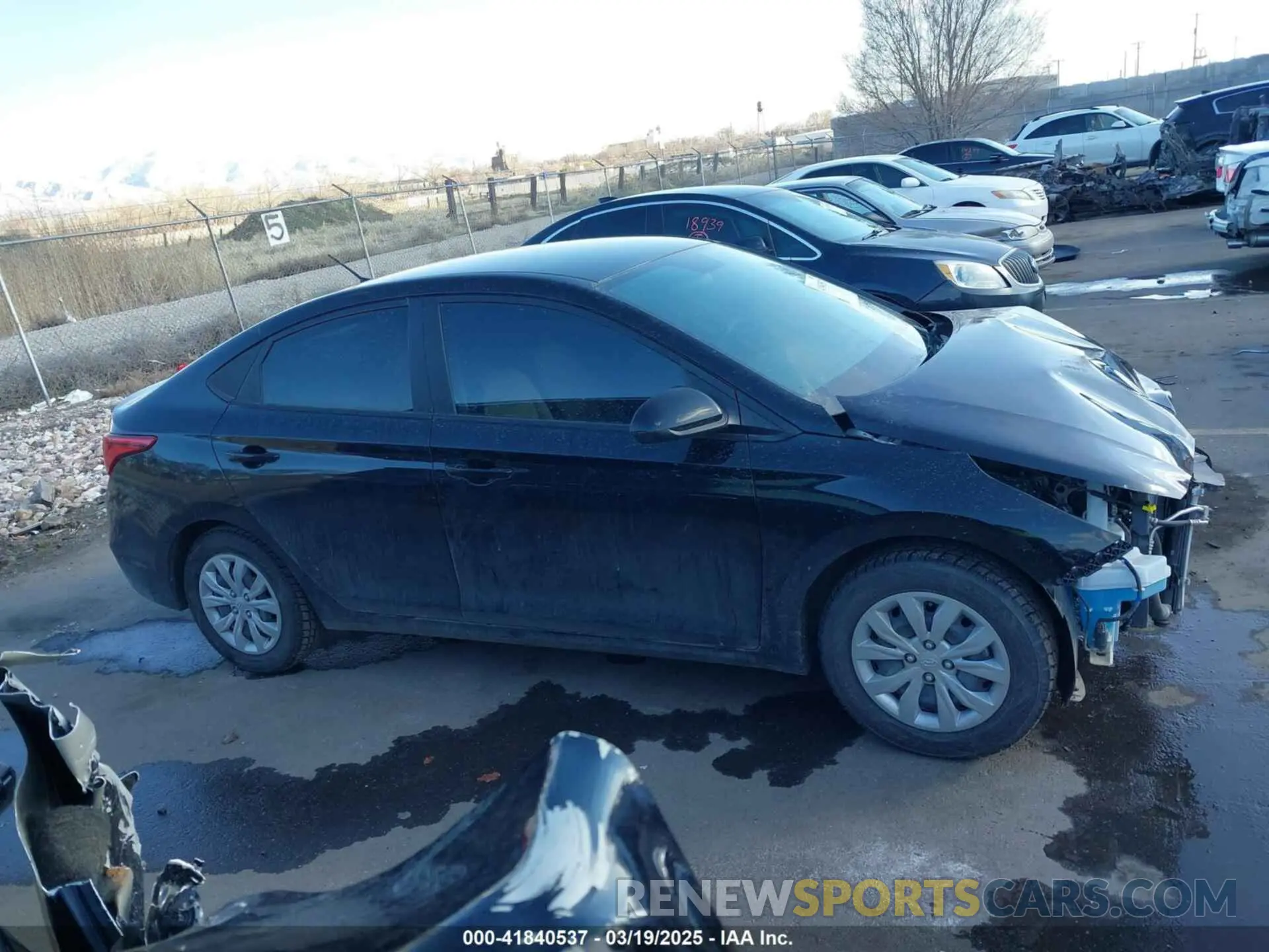 14 Фотография поврежденного автомобиля 3KPC24A6XNE162945 HYUNDAI ACCENT 2022