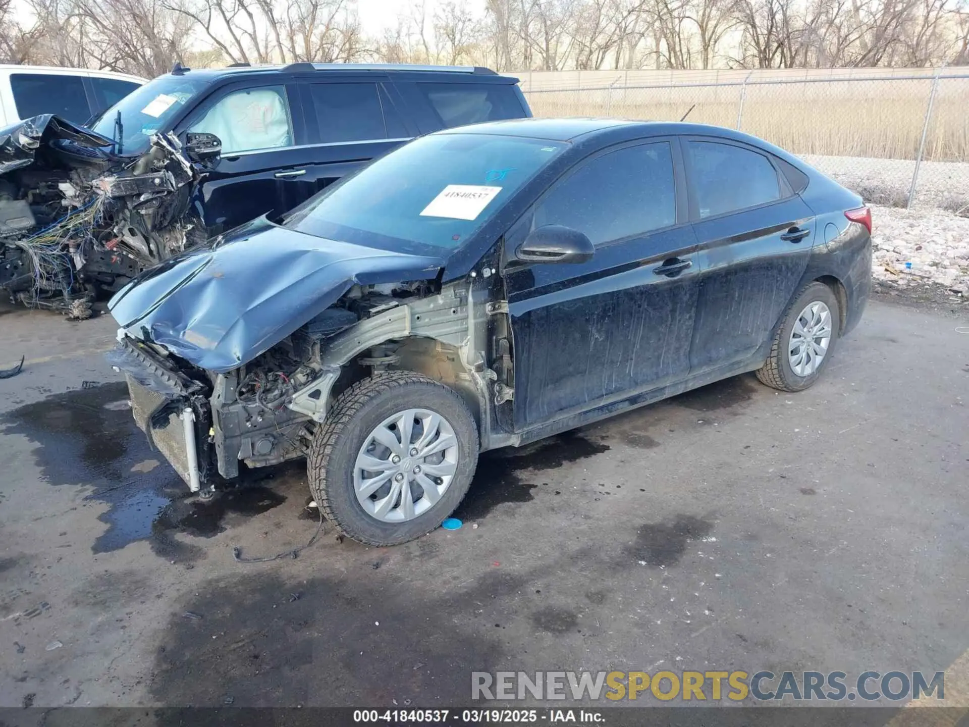 2 Фотография поврежденного автомобиля 3KPC24A6XNE162945 HYUNDAI ACCENT 2022