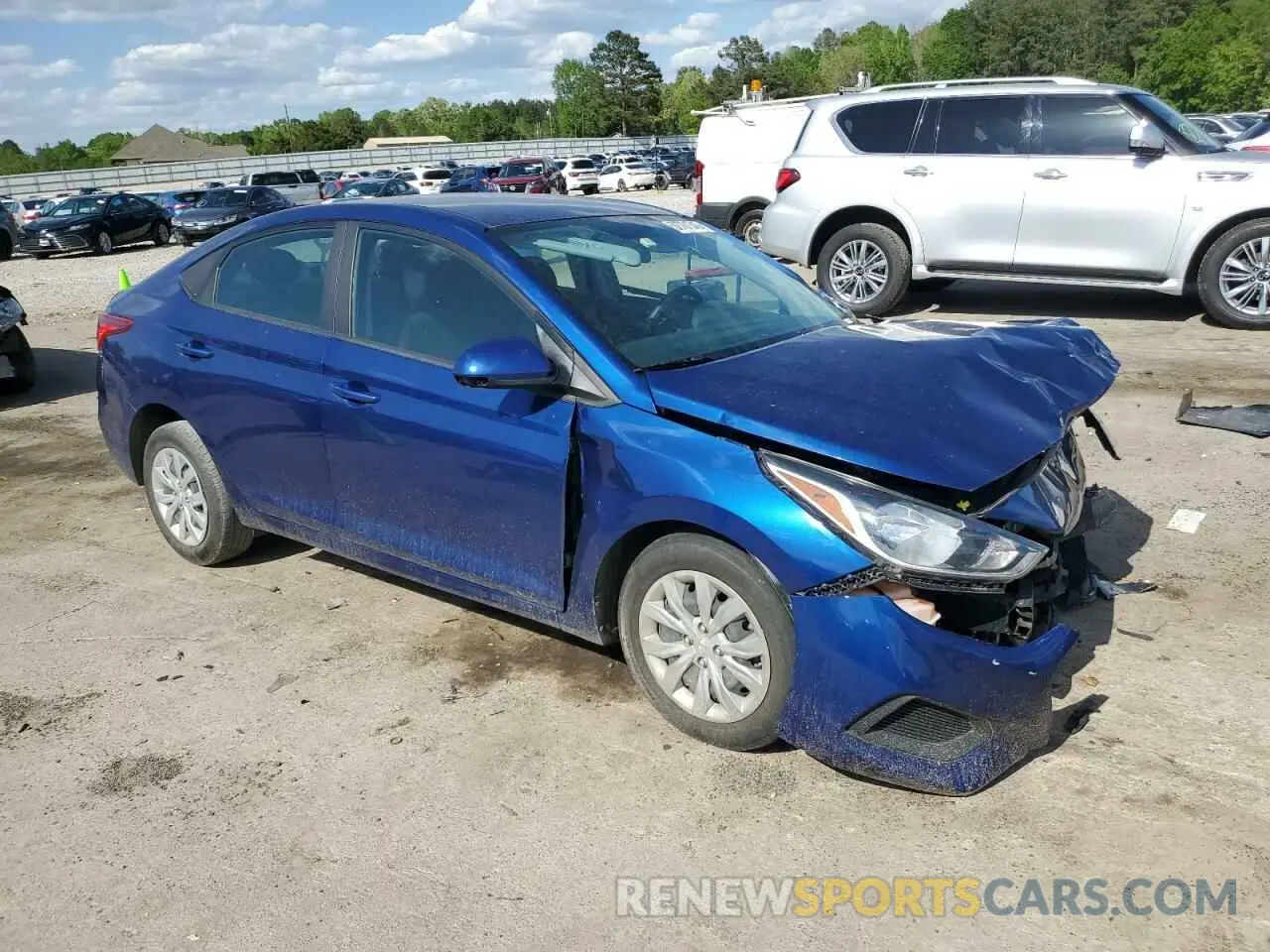 4 Photograph of a damaged car 3KPC24A6XNE168048 HYUNDAI ACCENT 2022