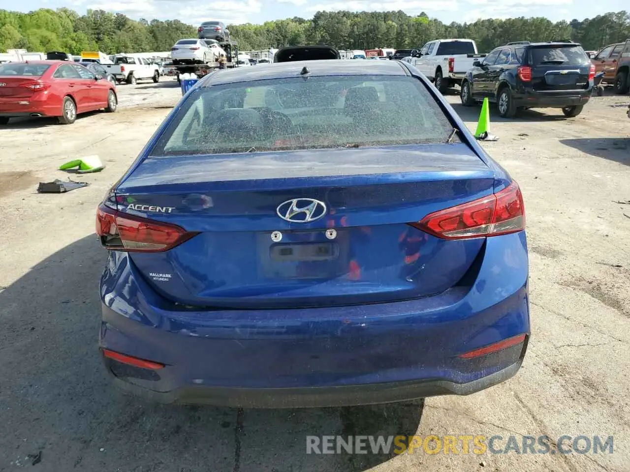 6 Photograph of a damaged car 3KPC24A6XNE168048 HYUNDAI ACCENT 2022