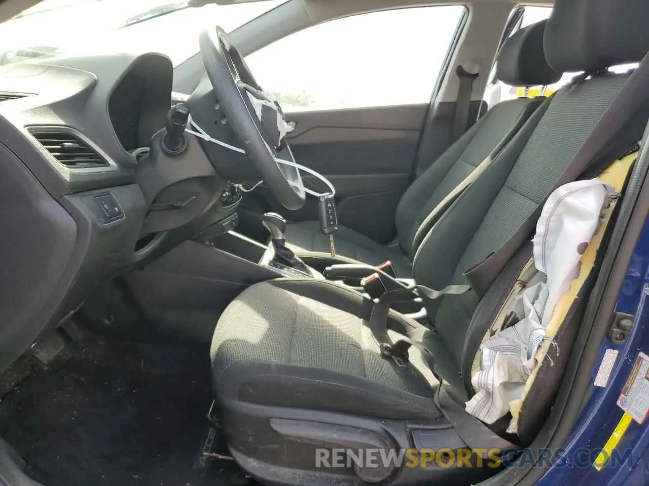 7 Photograph of a damaged car 3KPC24A6XNE168048 HYUNDAI ACCENT 2022