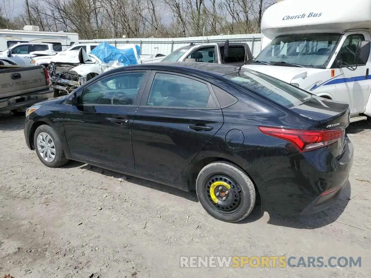 2 Photograph of a damaged car 3KPC24A6XNE172116 HYUNDAI ACCENT 2022