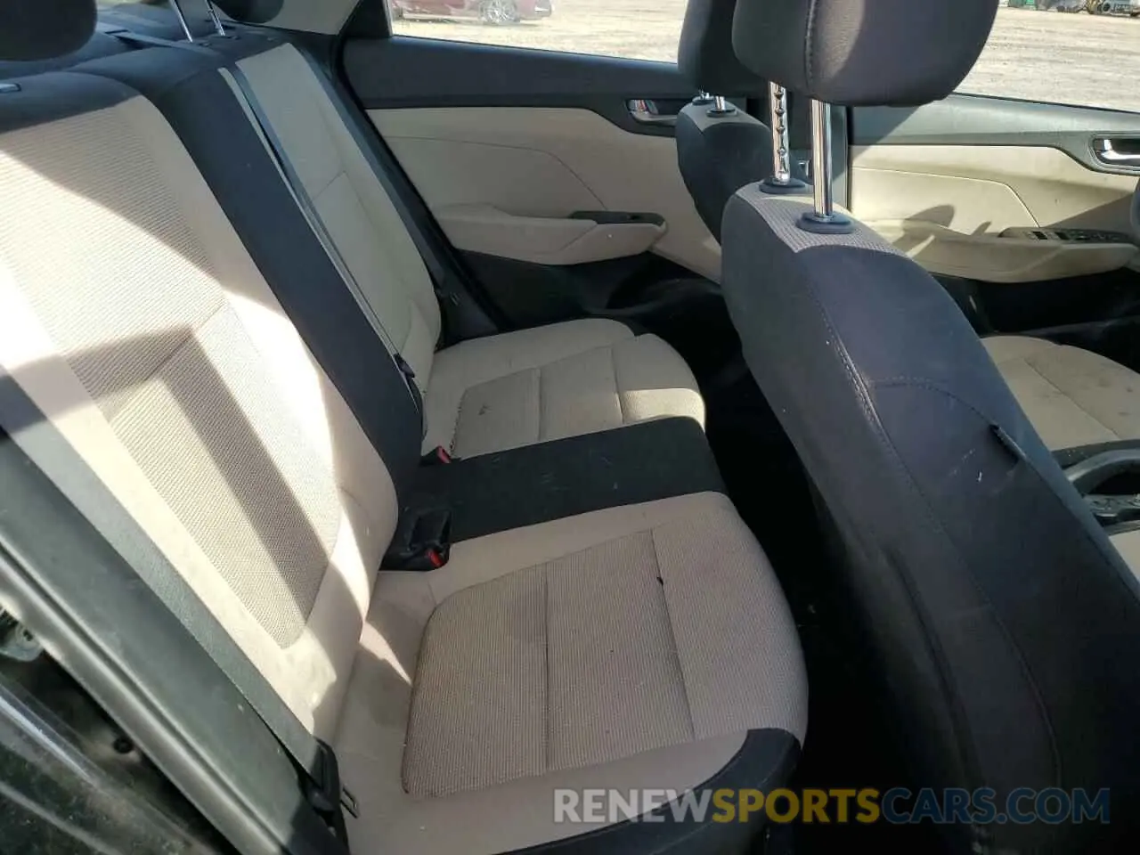 10 Фотография поврежденного автомобиля 3KPC24A6XNE178398 HYUNDAI ACCENT 2022