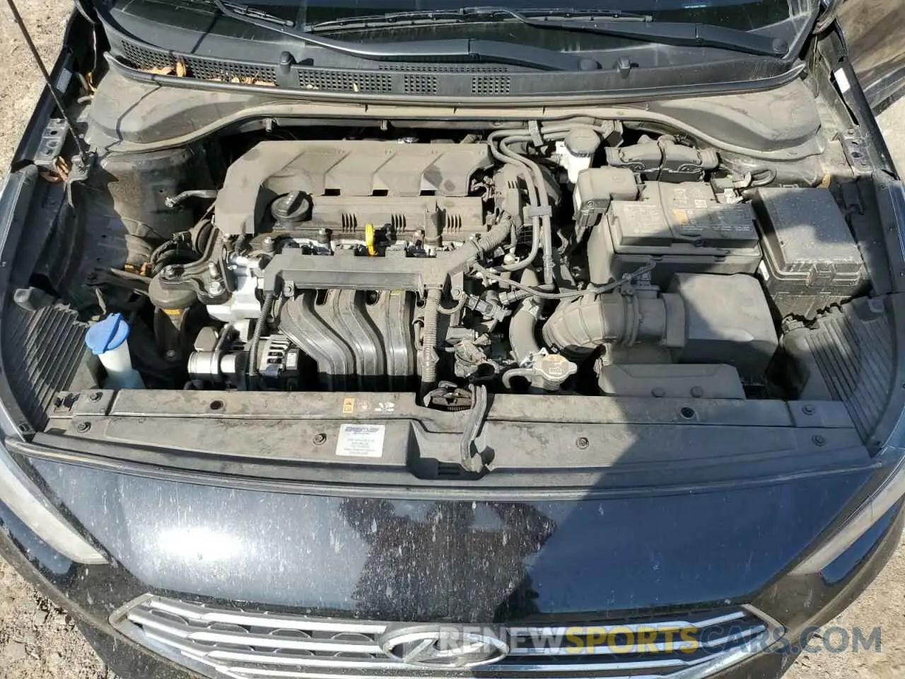 11 Фотография поврежденного автомобиля 3KPC24A6XNE178398 HYUNDAI ACCENT 2022