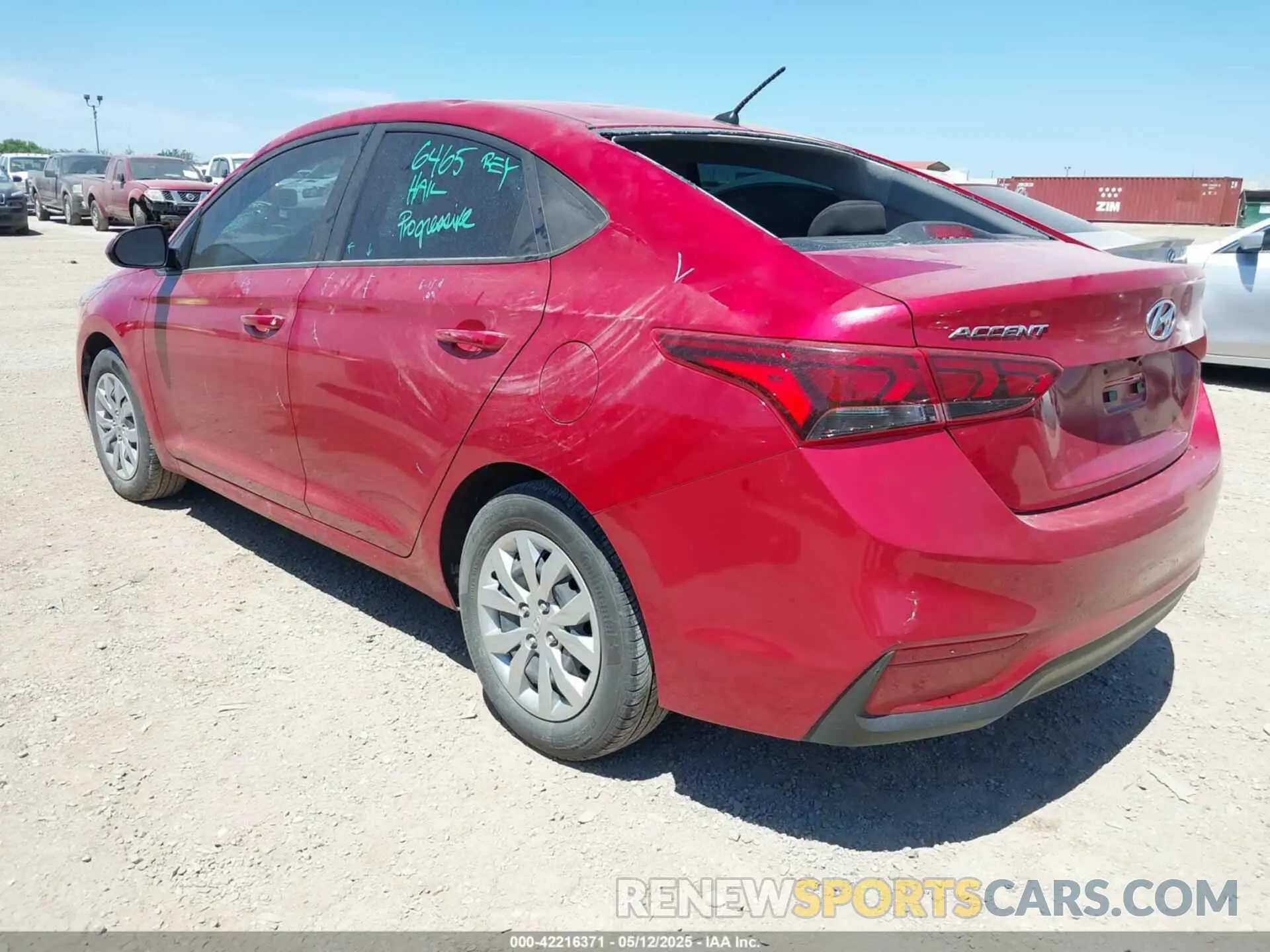 3 Photograph of a damaged car 3KPC24A6XNE183245 HYUNDAI ACCENT 2022