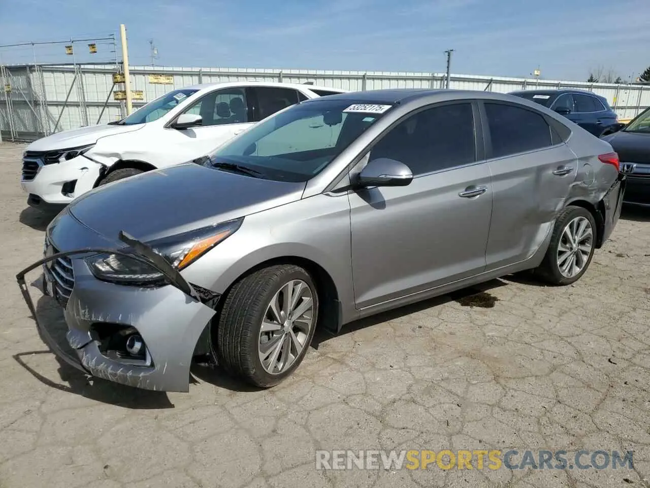 1 Photograph of a damaged car 3KPC34A62NE157526 HYUNDAI ACCENT 2022