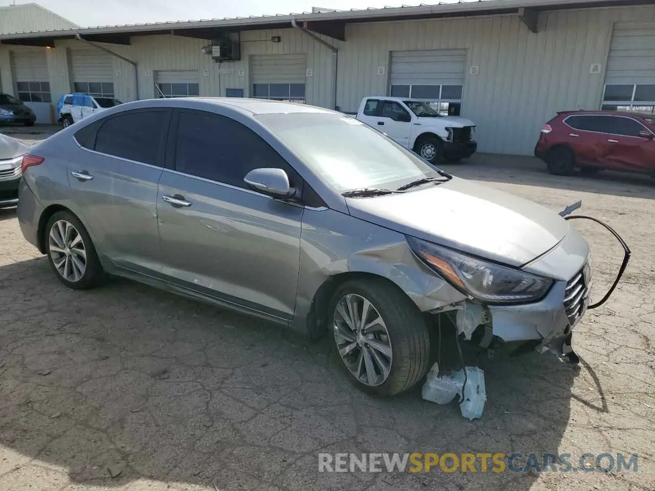 4 Photograph of a damaged car 3KPC34A62NE157526 HYUNDAI ACCENT 2022