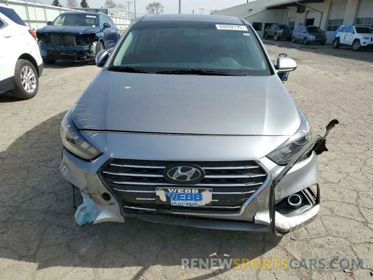 5 Photograph of a damaged car 3KPC34A62NE157526 HYUNDAI ACCENT 2022
