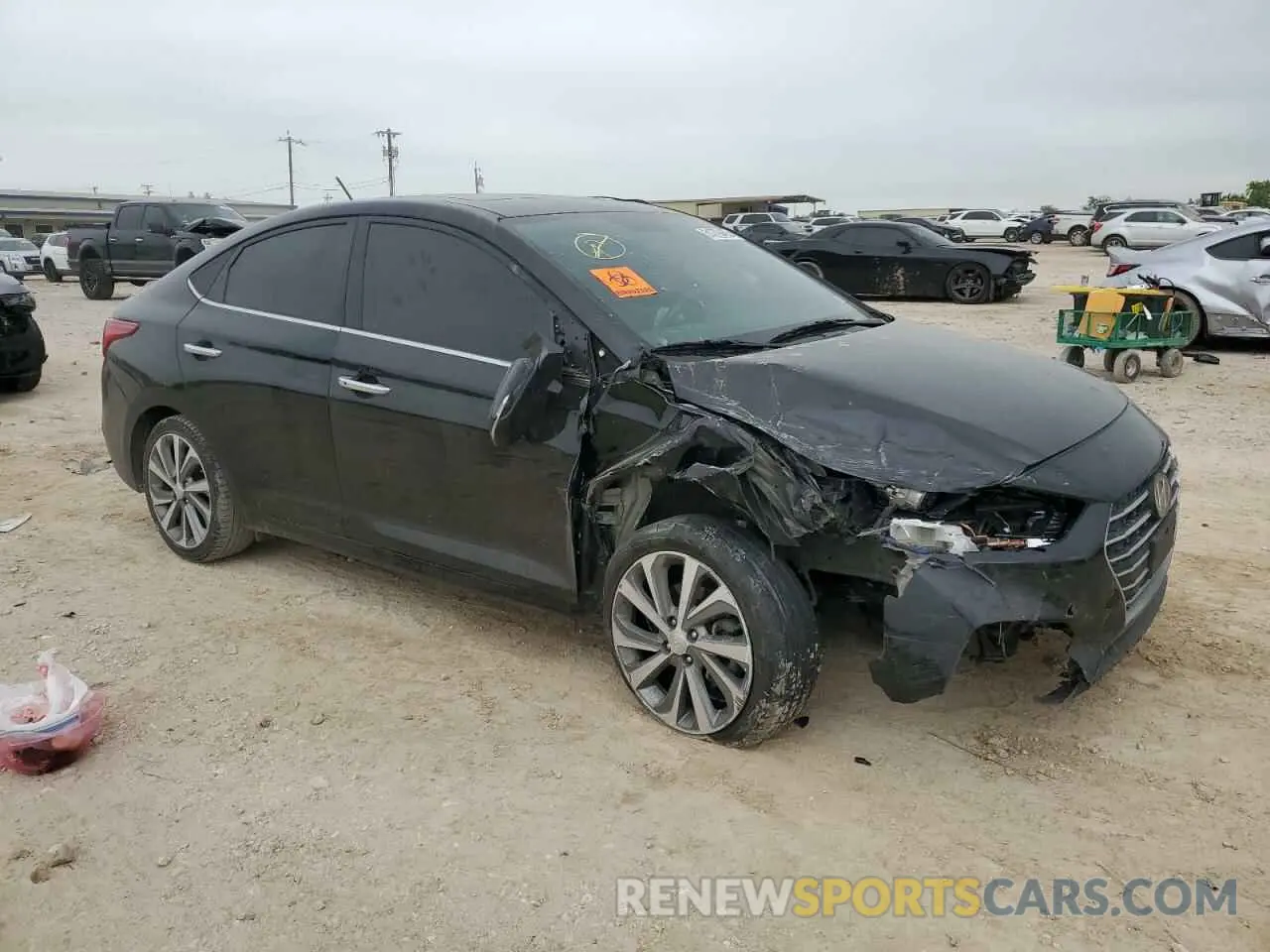 4 Photograph of a damaged car 3KPC34A68NE169681 HYUNDAI ACCENT 2022
