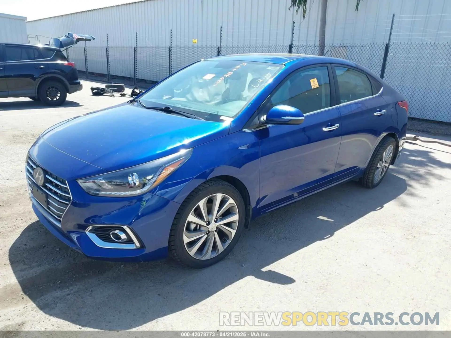 2 Photograph of a damaged car 3KPC34A68NE174699 HYUNDAI ACCENT 2022