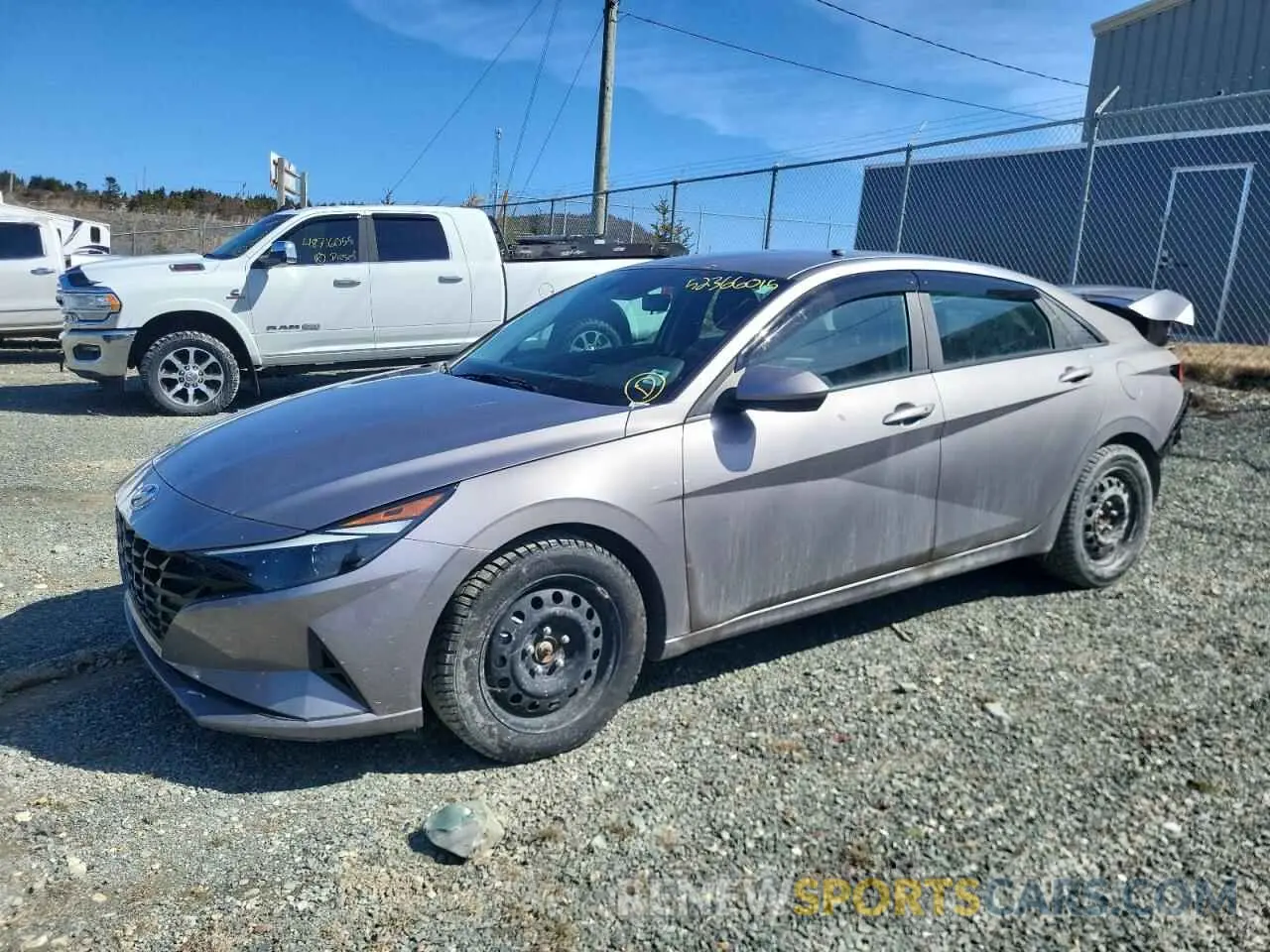 1 Photograph of a damaged car KMHLM4AG5PU549387 HYUNDAI ACCENT 2023