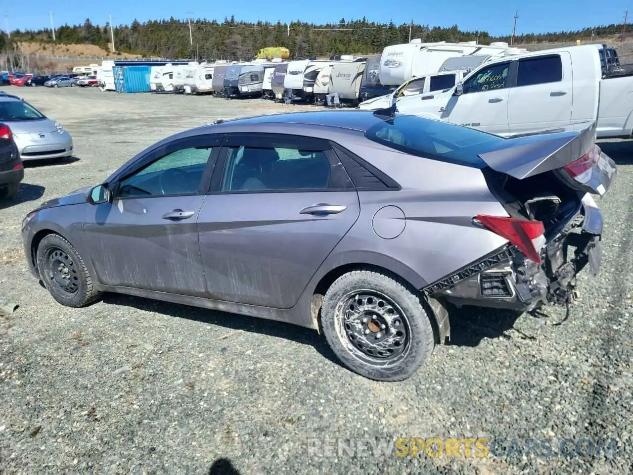 2 Photograph of a damaged car KMHLM4AG5PU549387 HYUNDAI ACCENT 2023