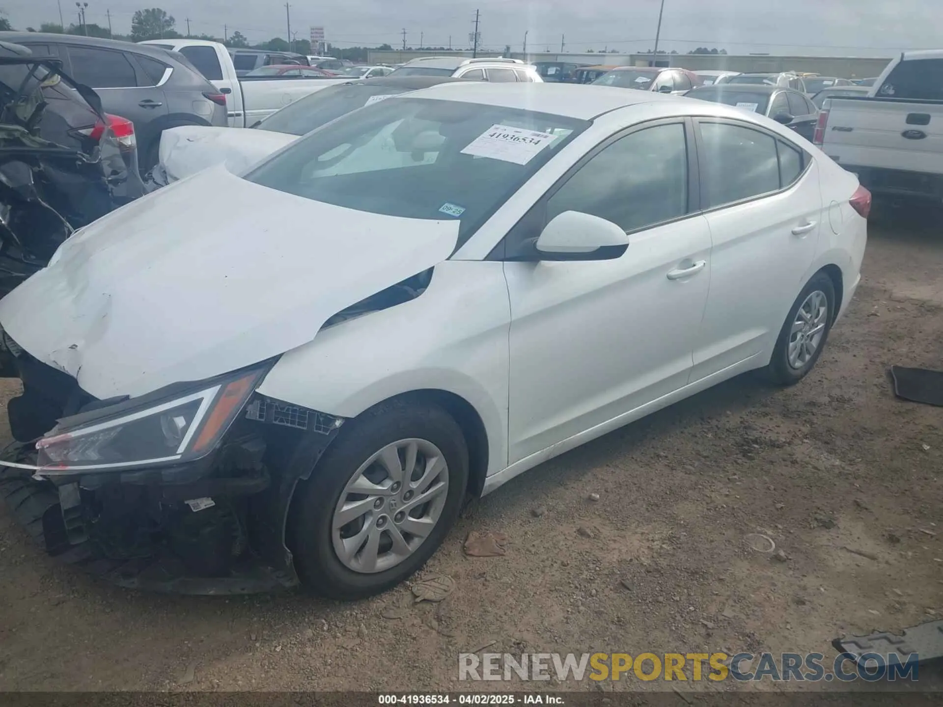 2 Фотография поврежденного автомобиля 5NPD74LF0KH452203 HYUNDAI ELANTRA 2019