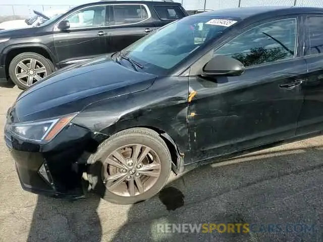 11 Photograph of a damaged car 5NPD74LF0KH487419 HYUNDAI ELANTRA 2019