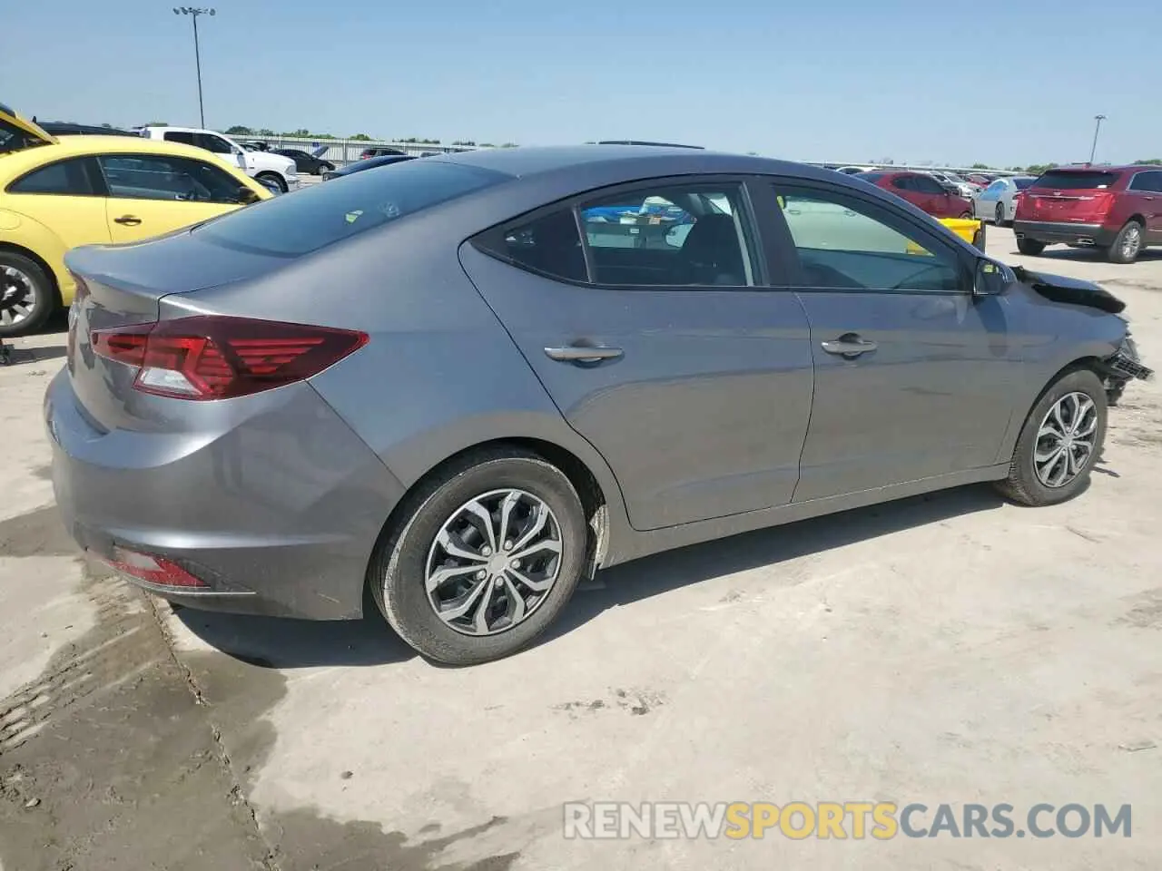 3 Photograph of a damaged car 5NPD74LF2KH411068 HYUNDAI ELANTRA 2019