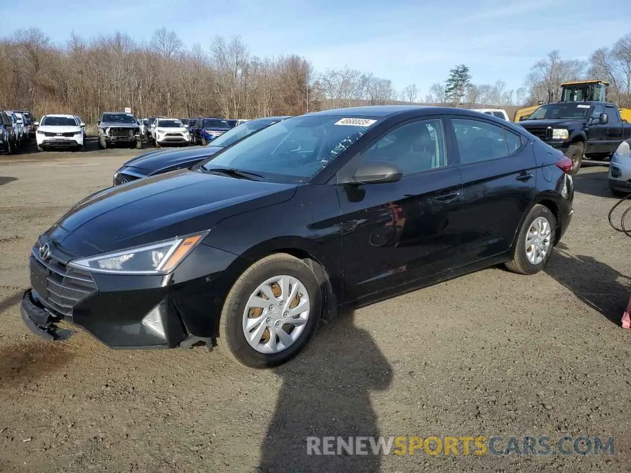 1 Photograph of a damaged car 5NPD74LF2KH479130 HYUNDAI ELANTRA 2019