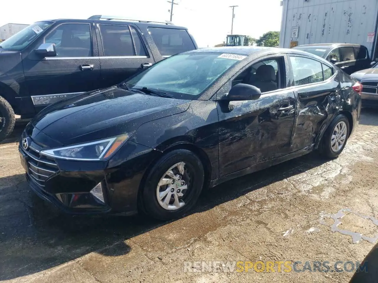 1 Photograph of a damaged car 5NPD74LF2KH489124 HYUNDAI ELANTRA 2019