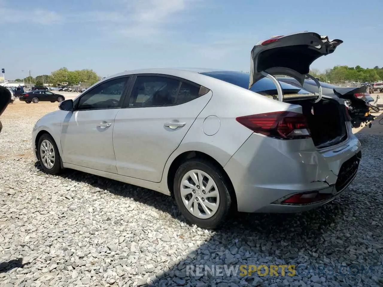 2 Photograph of a damaged car 5NPD74LF3KH447450 HYUNDAI ELANTRA 2019