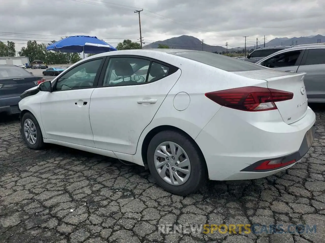 2 Photograph of a damaged car 5NPD74LF3KH470727 HYUNDAI ELANTRA 2019