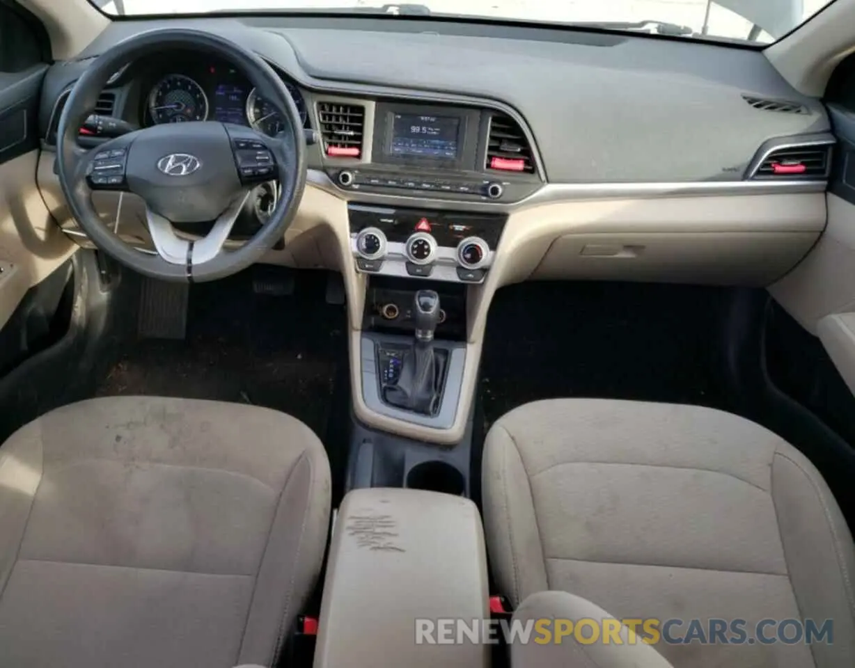 8 Photograph of a damaged car 5NPD74LF3KH490847 HYUNDAI ELANTRA 2019