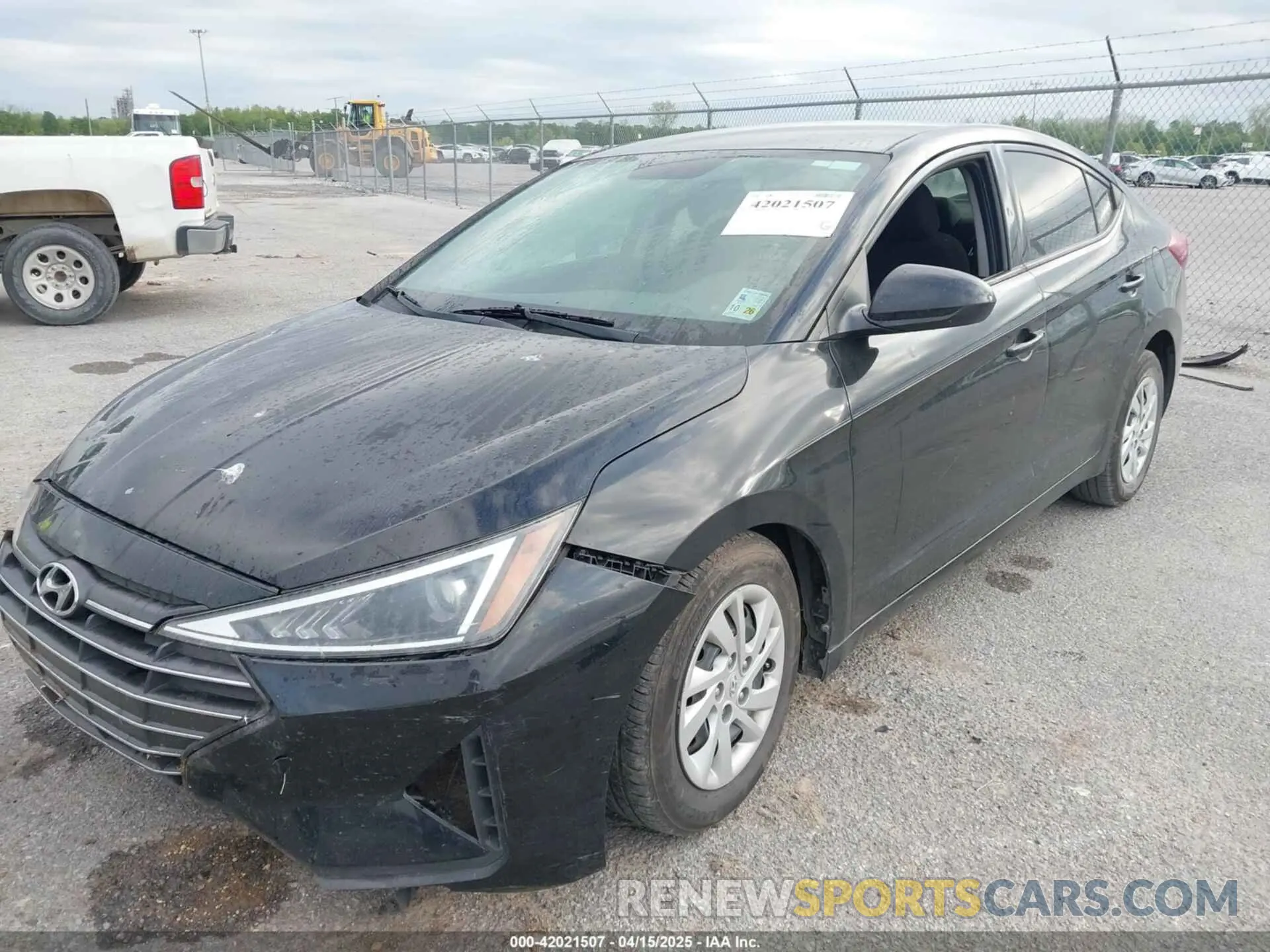 2 Photograph of a damaged car 5NPD74LF4KH412237 HYUNDAI ELANTRA 2019