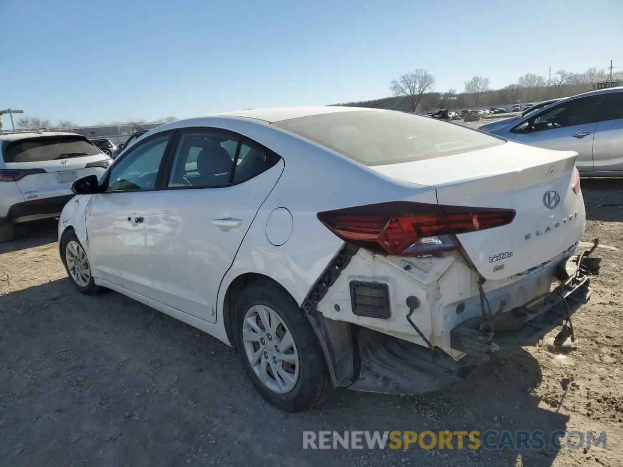 2 Photograph of a damaged car 5NPD74LF4KH424677 HYUNDAI ELANTRA 2019