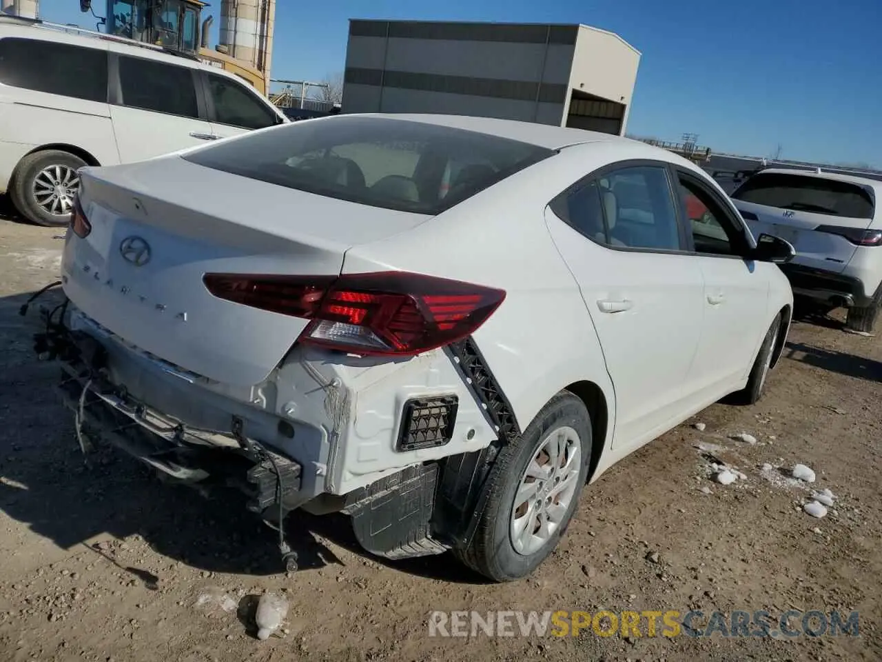 3 Photograph of a damaged car 5NPD74LF4KH424677 HYUNDAI ELANTRA 2019