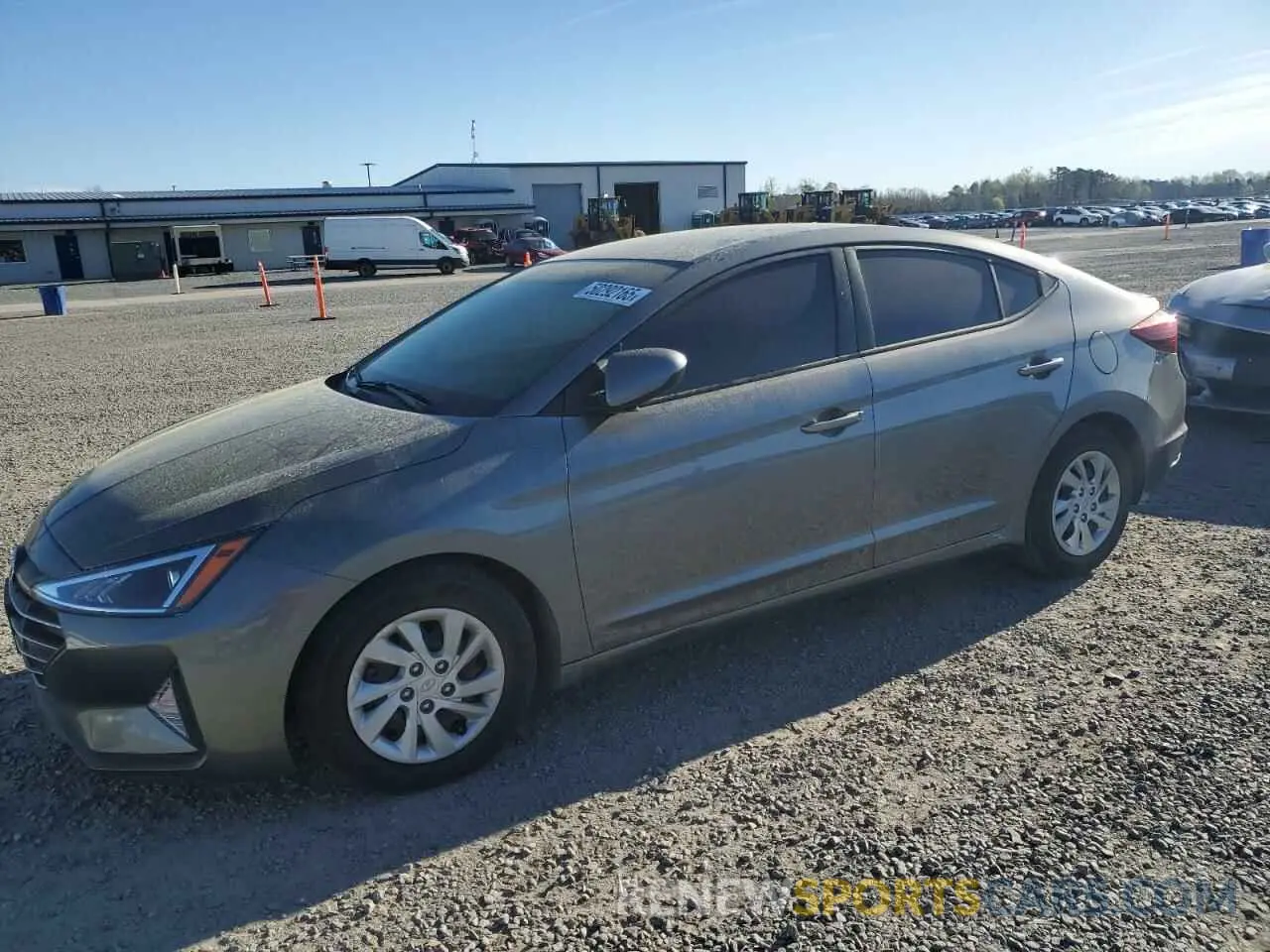 1 Photograph of a damaged car 5NPD74LF4KH442743 HYUNDAI ELANTRA 2019