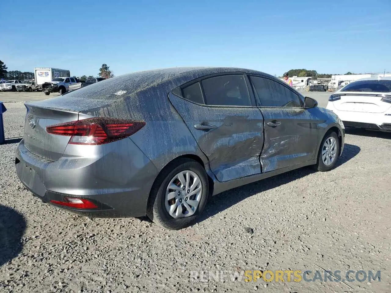 3 Photograph of a damaged car 5NPD74LF4KH442743 HYUNDAI ELANTRA 2019