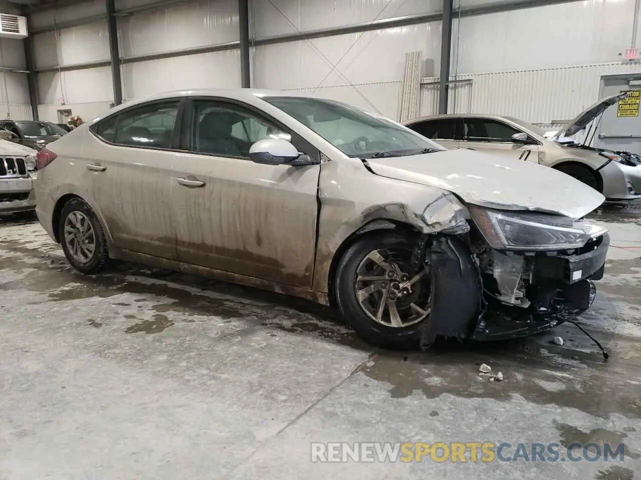 4 Photograph of a damaged car 5NPD74LF4KH468078 HYUNDAI ELANTRA 2019