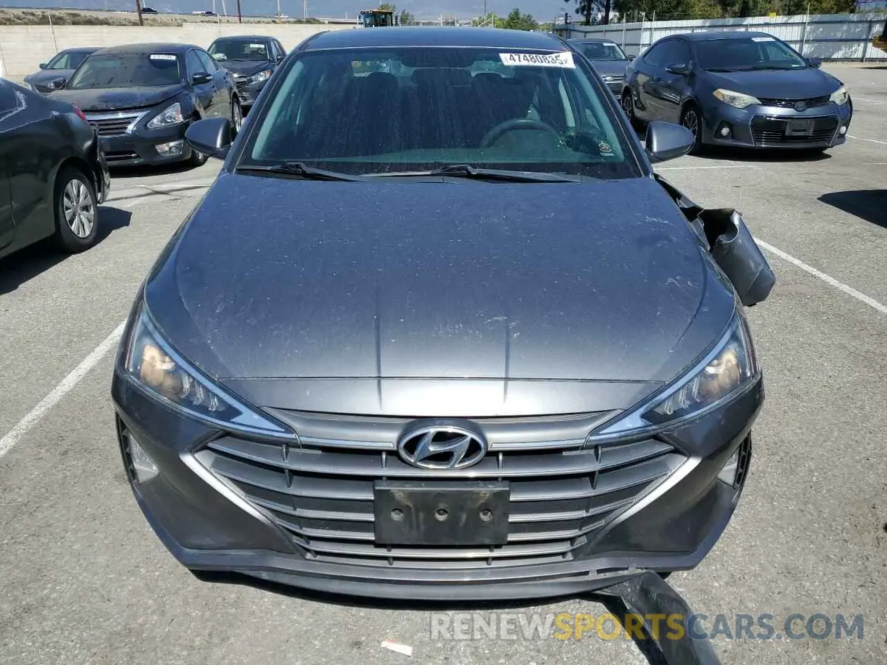 5 Photograph of a damaged car 5NPD74LF4KH470168 HYUNDAI ELANTRA 2019
