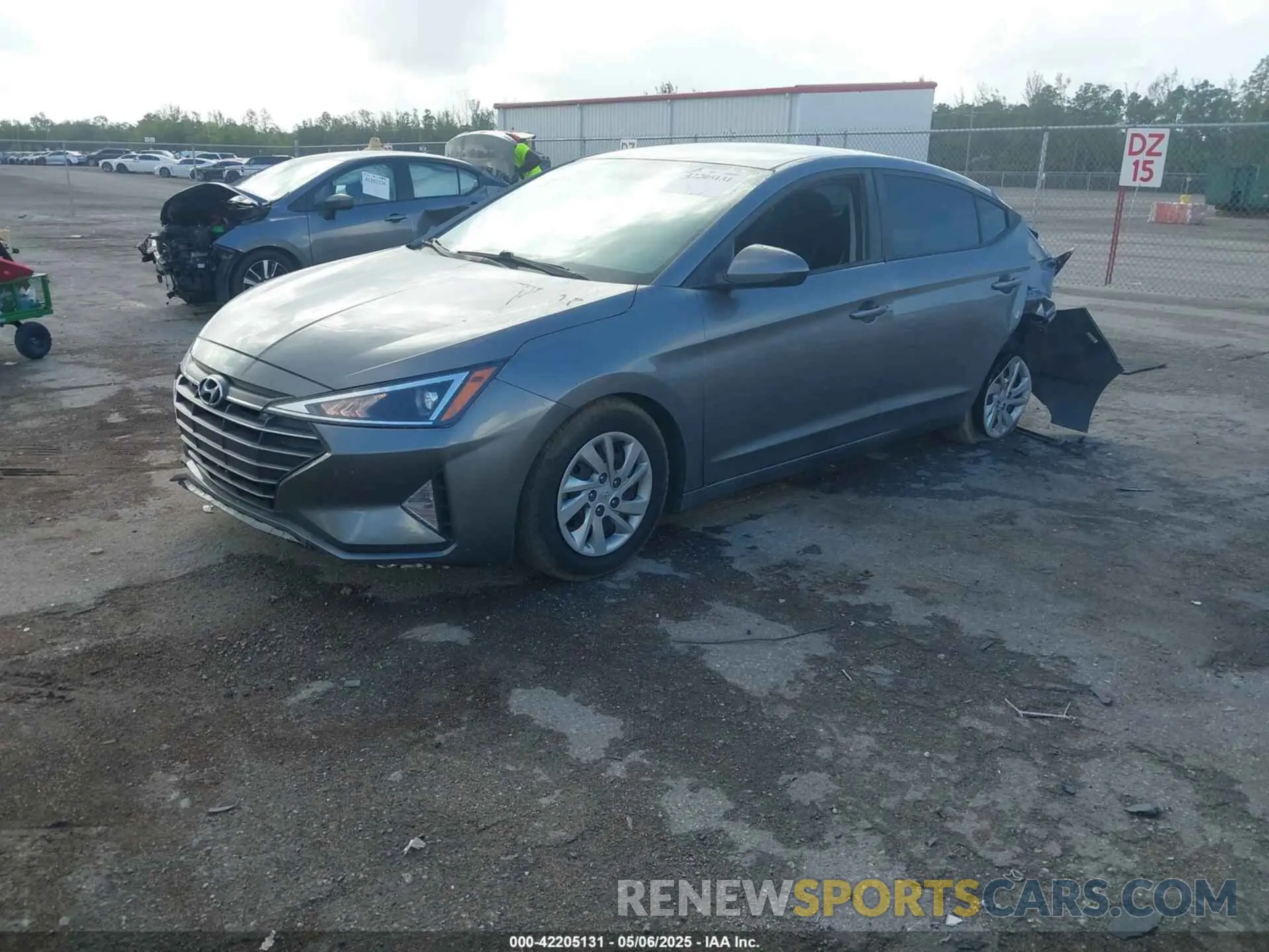 2 Photograph of a damaged car 5NPD74LF4KH488752 HYUNDAI ELANTRA 2019