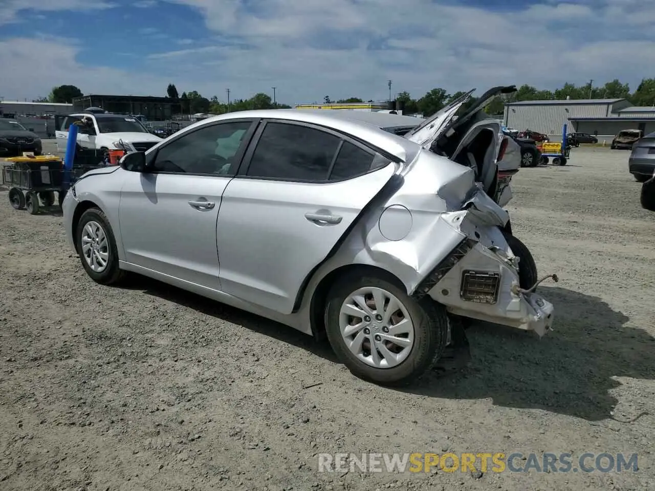 2 Photograph of a damaged car 5NPD74LF5KH416183 HYUNDAI ELANTRA 2019