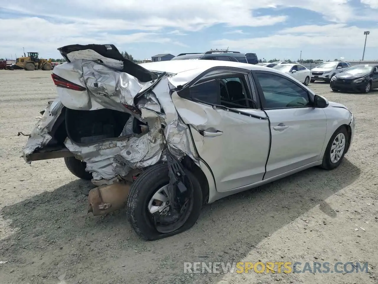 3 Photograph of a damaged car 5NPD74LF5KH416183 HYUNDAI ELANTRA 2019