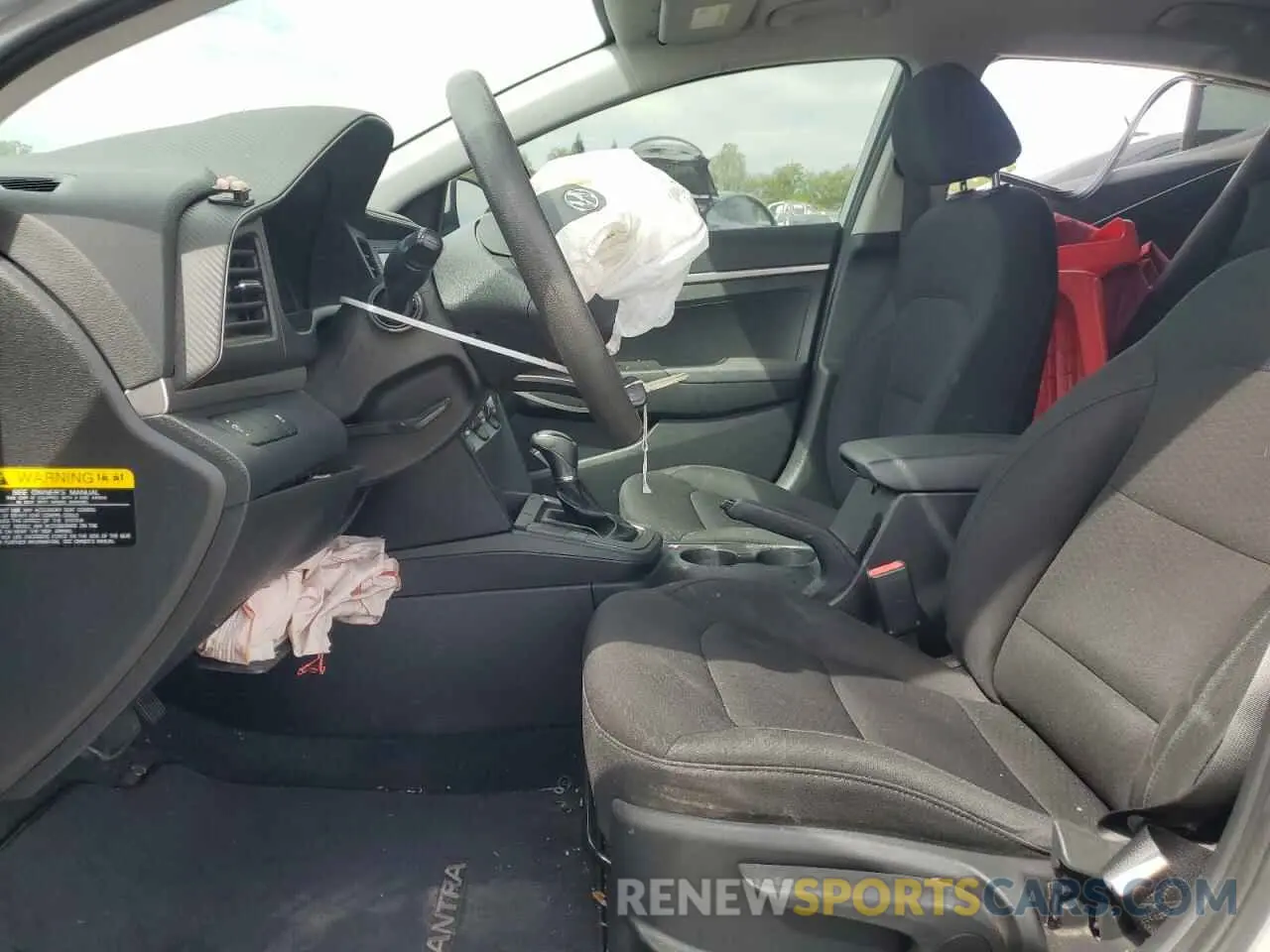 7 Photograph of a damaged car 5NPD74LF5KH416183 HYUNDAI ELANTRA 2019