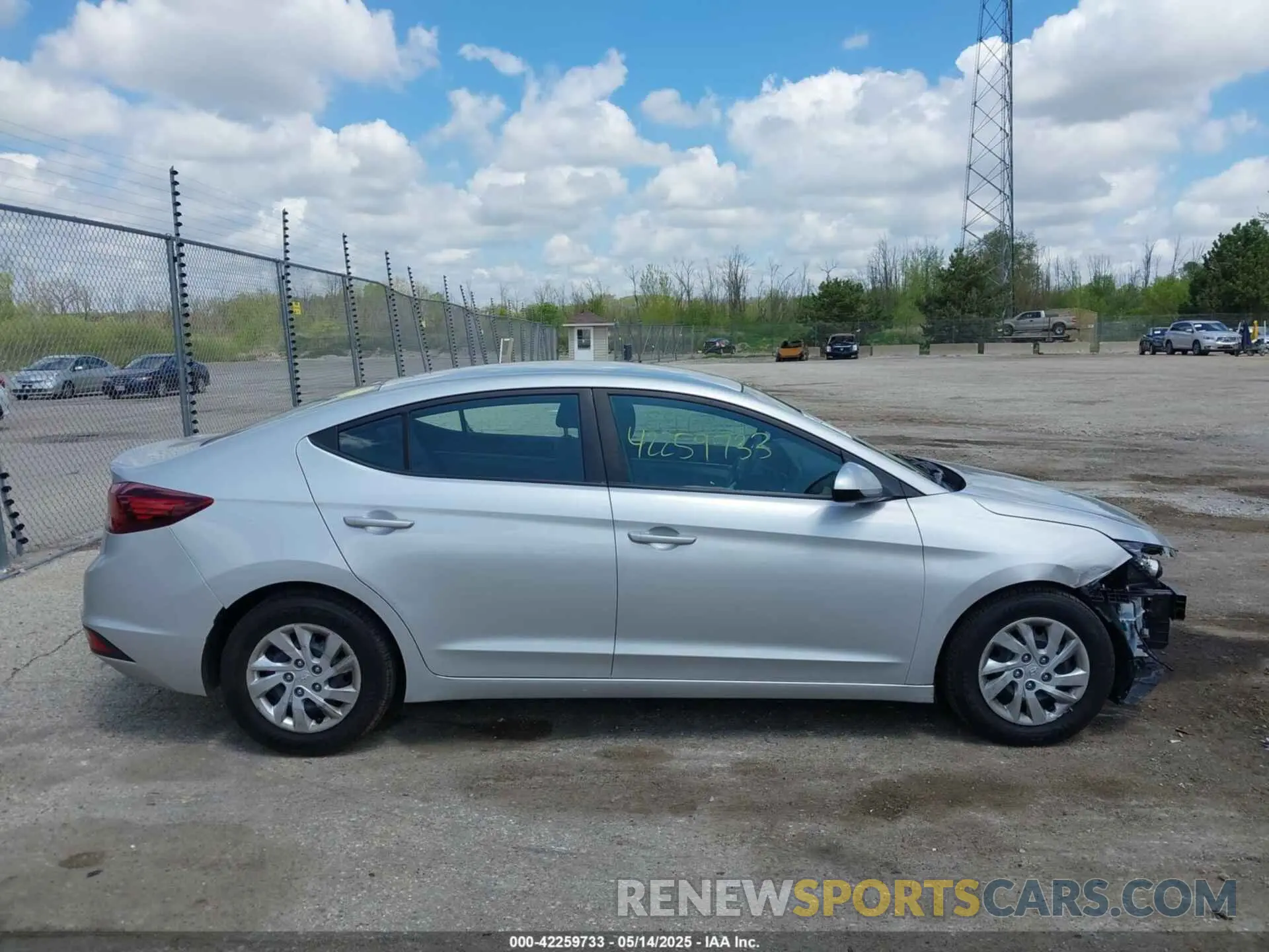 14 Photograph of a damaged car 5NPD74LF5KH486637 HYUNDAI ELANTRA 2019