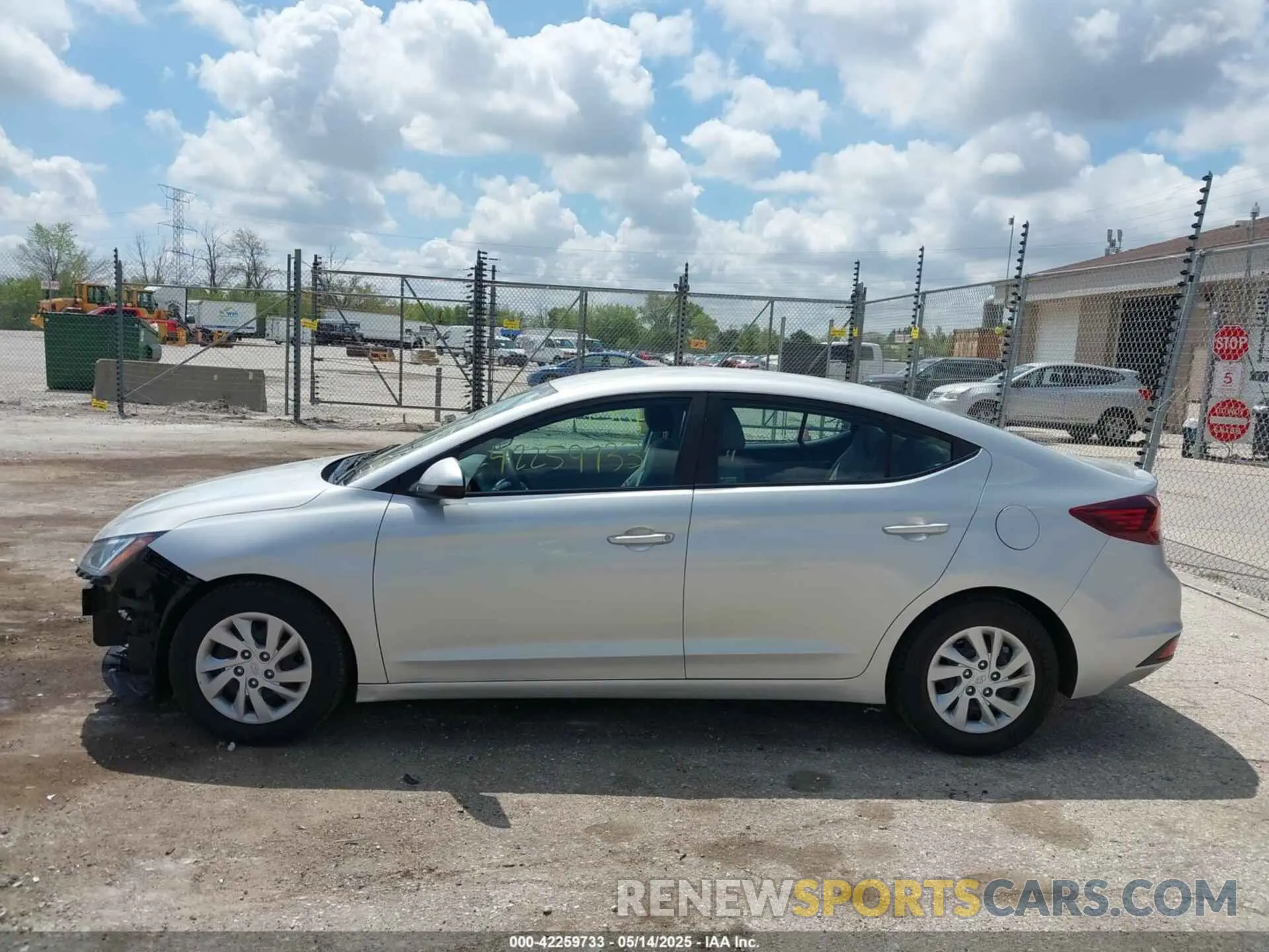 15 Photograph of a damaged car 5NPD74LF5KH486637 HYUNDAI ELANTRA 2019