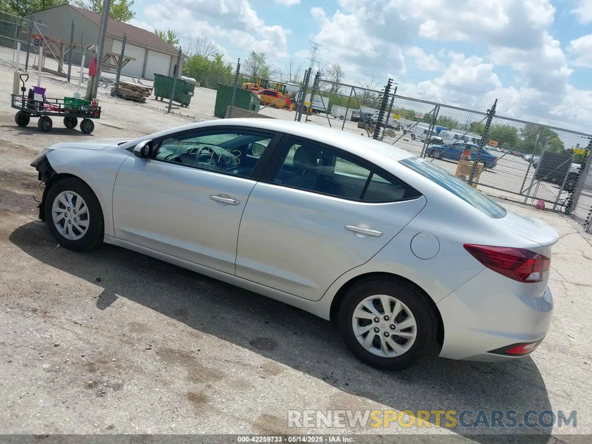 3 Photograph of a damaged car 5NPD74LF5KH486637 HYUNDAI ELANTRA 2019