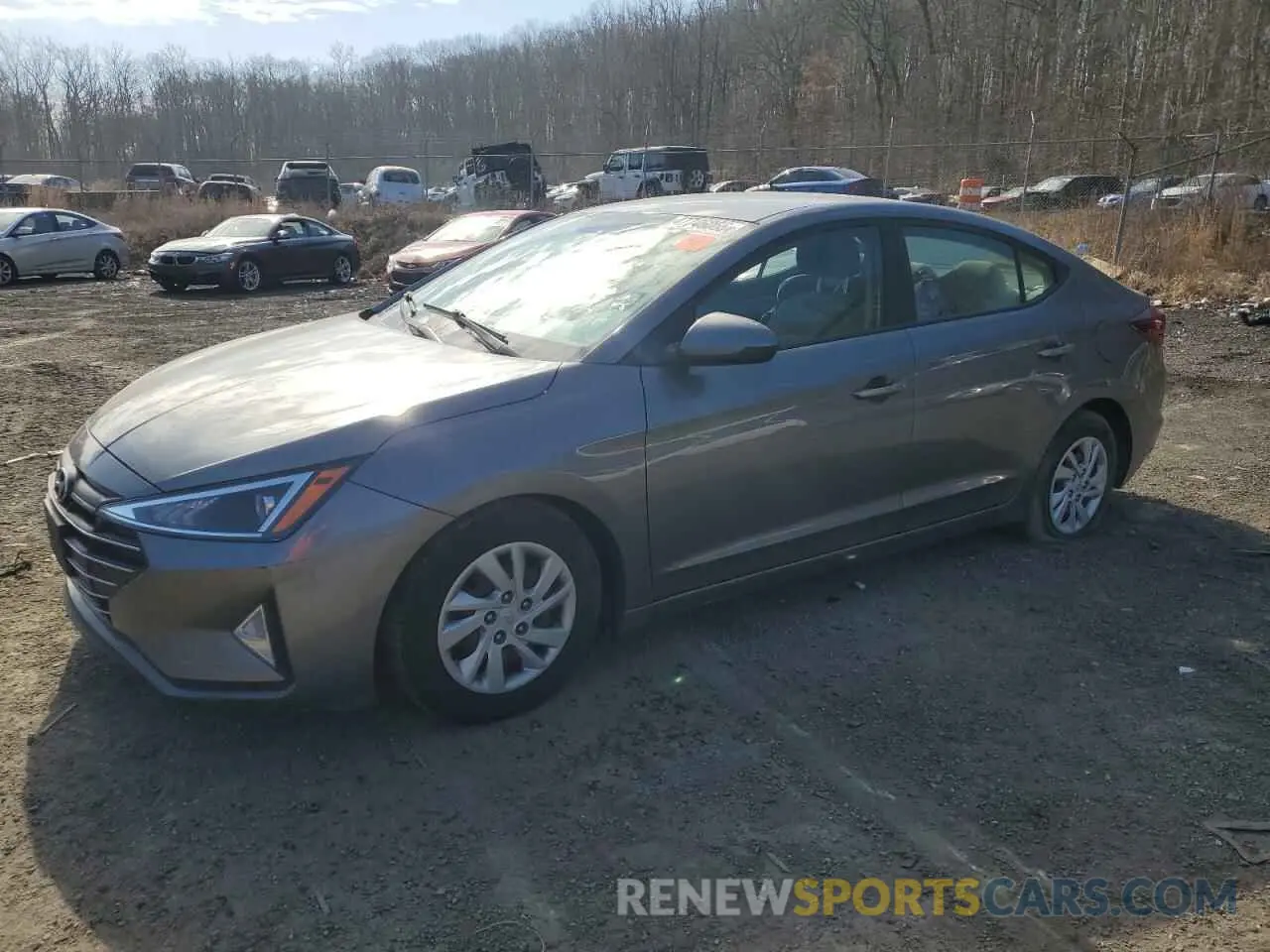 1 Photograph of a damaged car 5NPD74LF5KH492907 HYUNDAI ELANTRA 2019