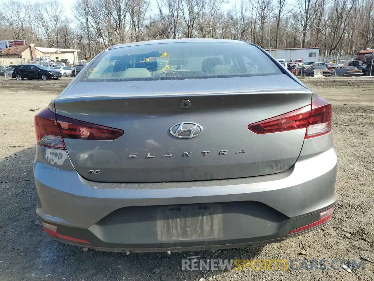 6 Photograph of a damaged car 5NPD74LF5KH492907 HYUNDAI ELANTRA 2019