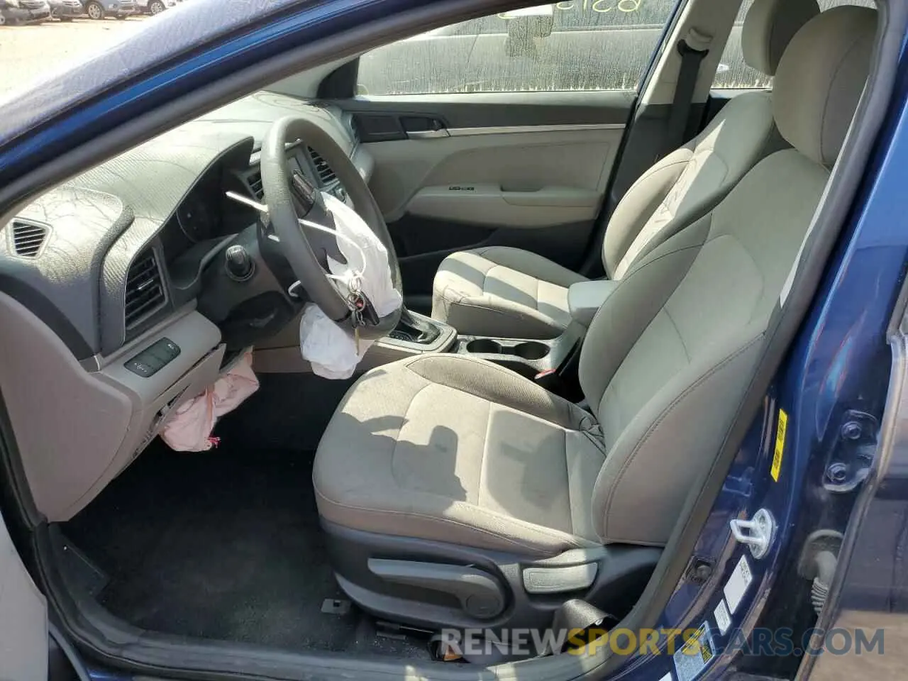 7 Photograph of a damaged car 5NPD74LF5KH495841 HYUNDAI ELANTRA 2019