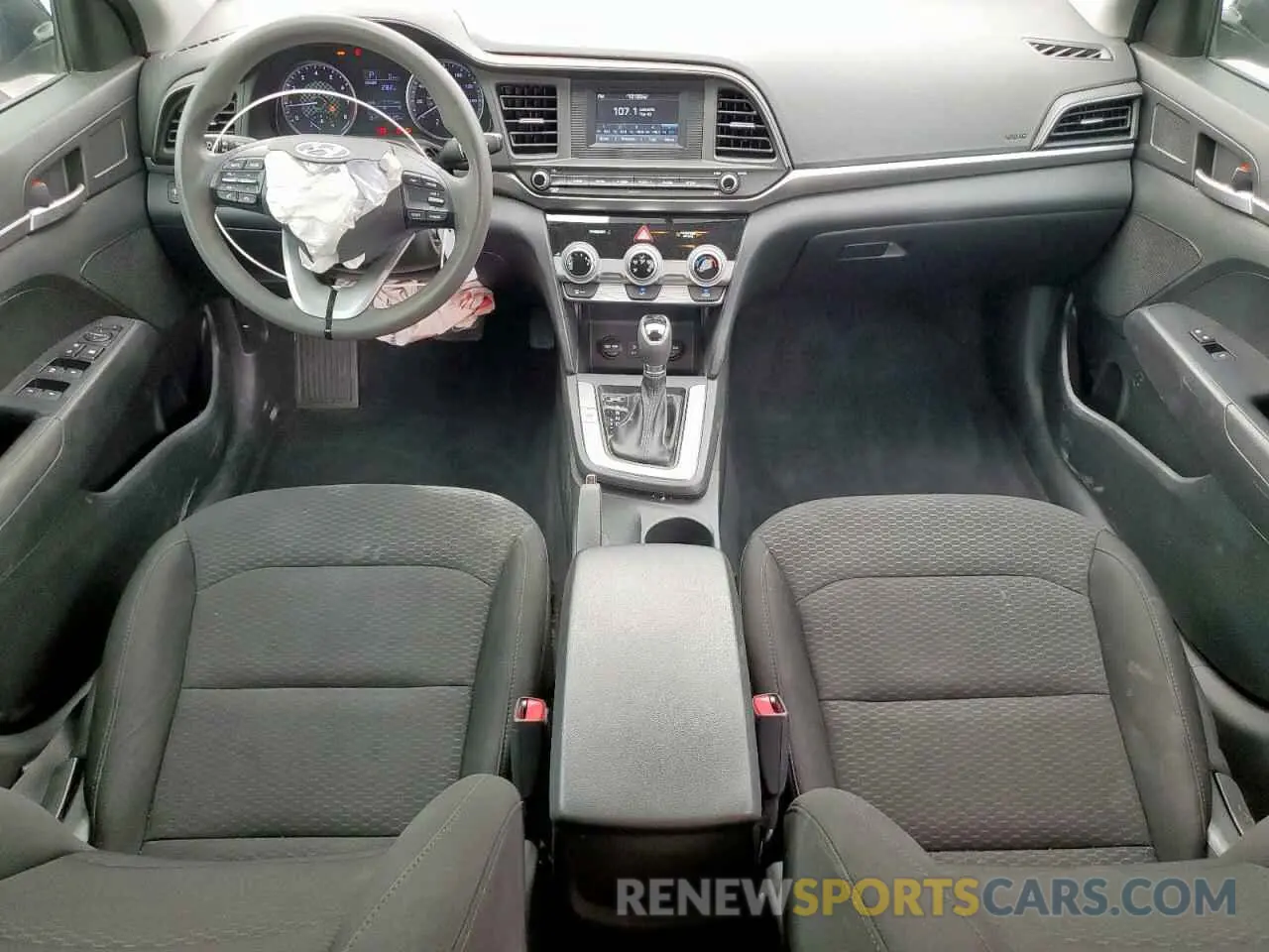 8 Photograph of a damaged car 5NPD74LF6KH447782 HYUNDAI ELANTRA 2019