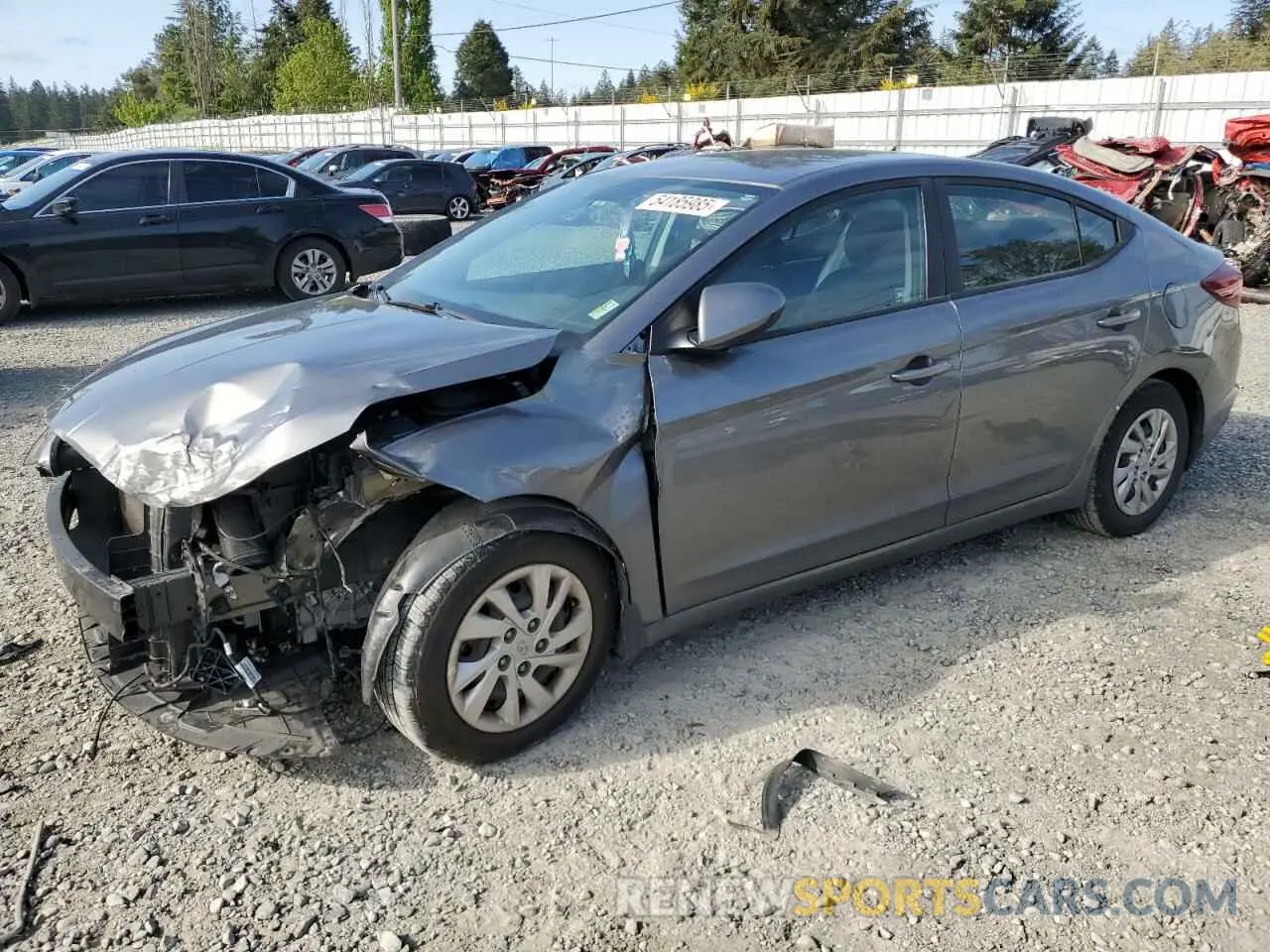 1 Фотография поврежденного автомобиля 5NPD74LF7KH481245 HYUNDAI ELANTRA 2019