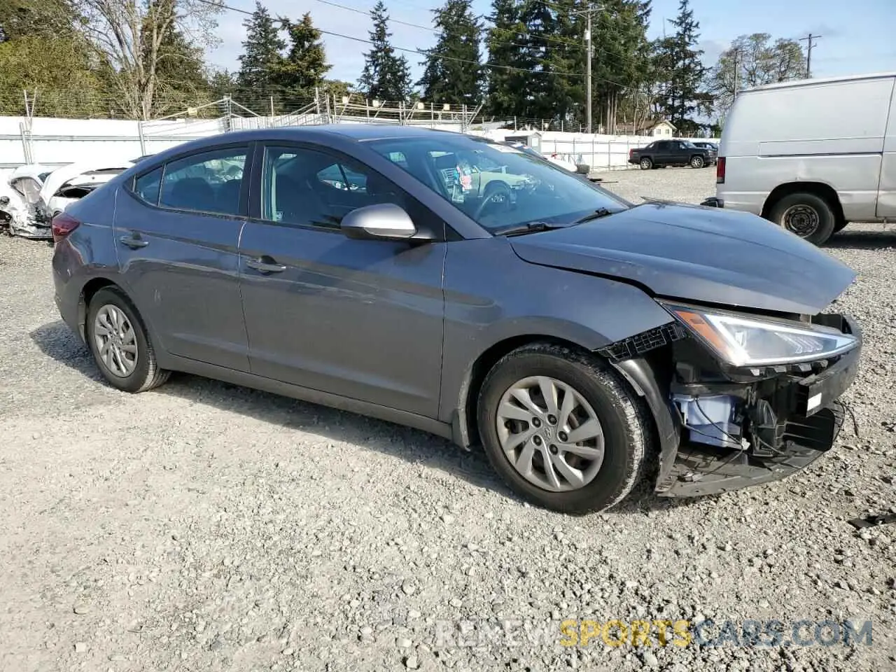 4 Фотография поврежденного автомобиля 5NPD74LF7KH481245 HYUNDAI ELANTRA 2019